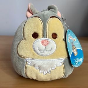 5” Thumper the Bunny NWT Squishmallows Kellytoy DISNEY Bambi Movie